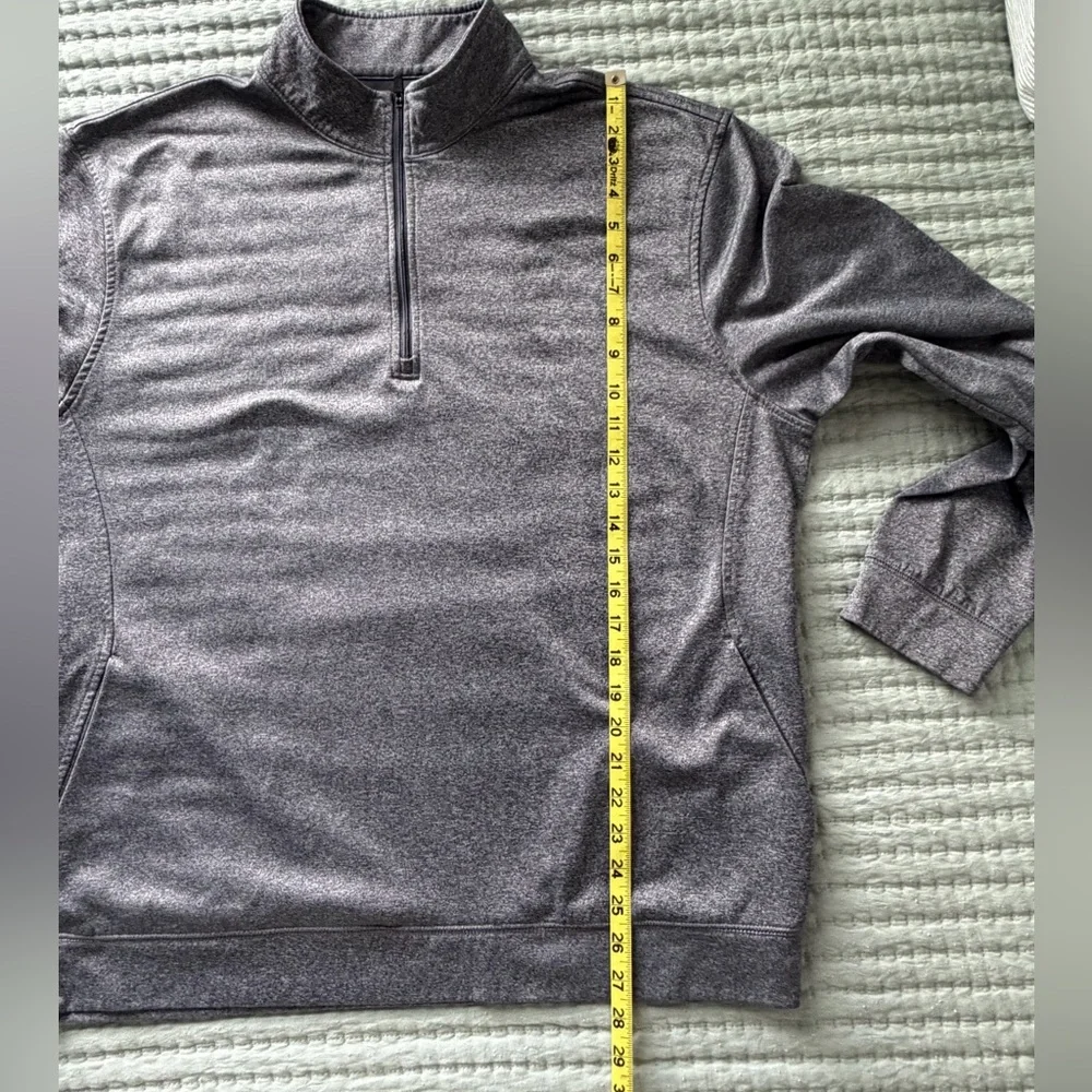PGA Tour Gray Lightweight Quarter Zip Jacket